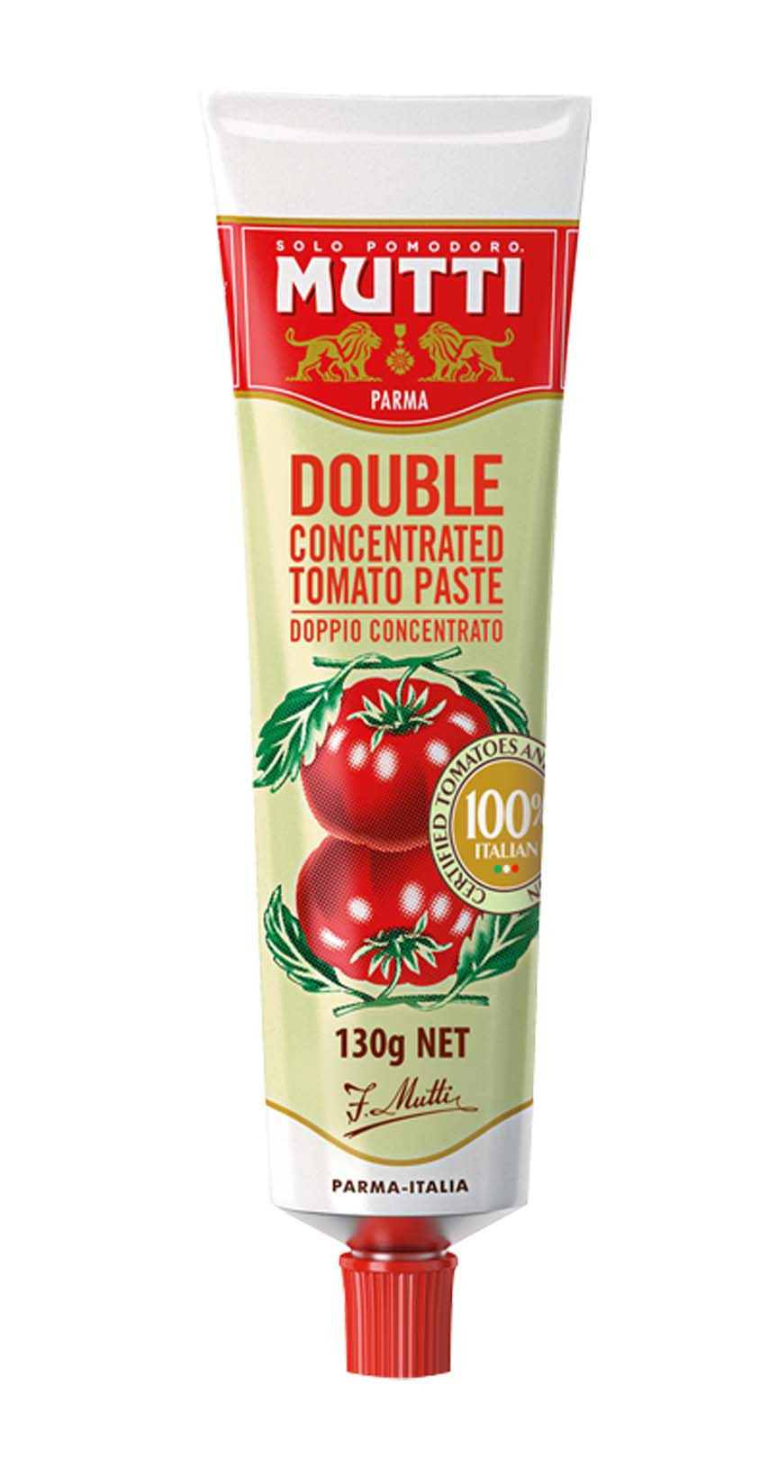 Mutti Tomato Puree Tubes, 130g