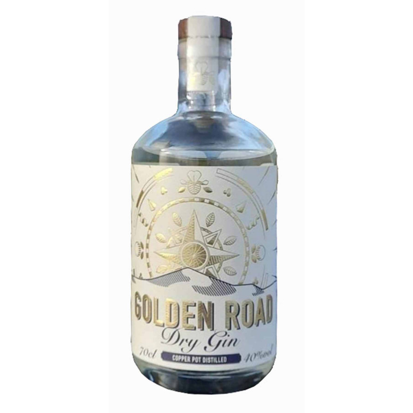 Blas ar Fwyd Website - Golden Road Gin, 40%, 70cl